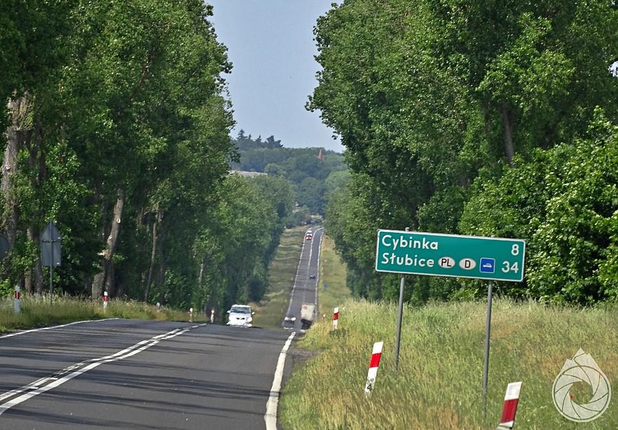 pofalowana trasa na Zieloną
