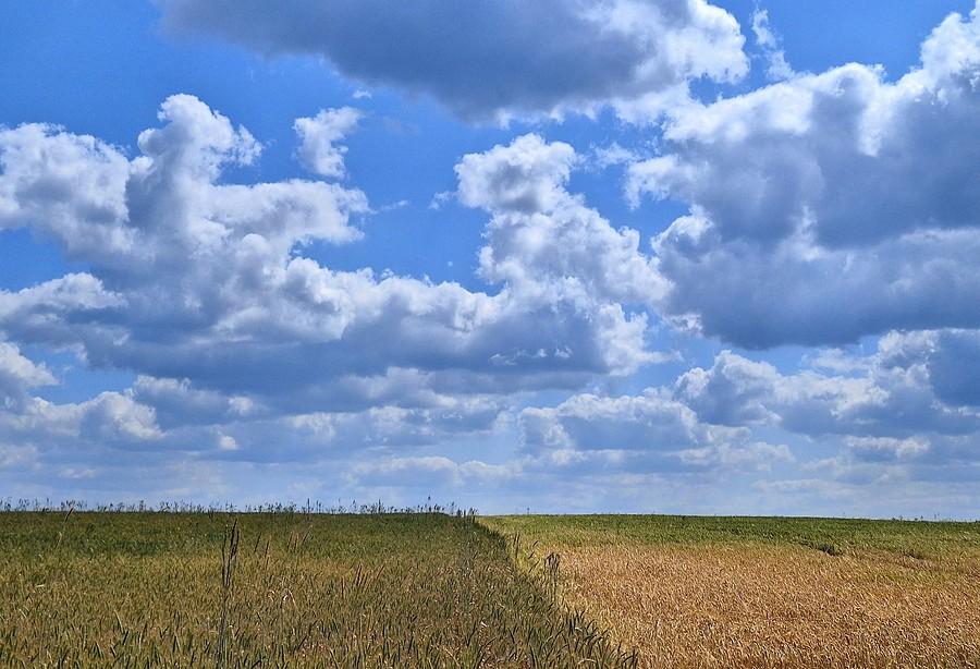 Chmurkowy landszaft
