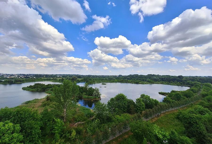 Widok na poznańskie Szachty