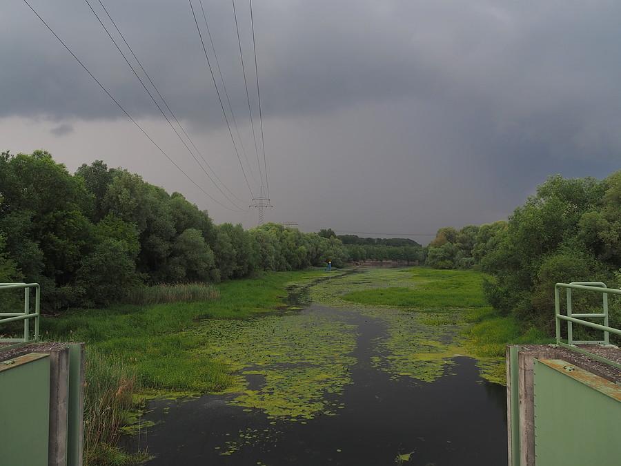 Burza widziana nad Brieskowersee