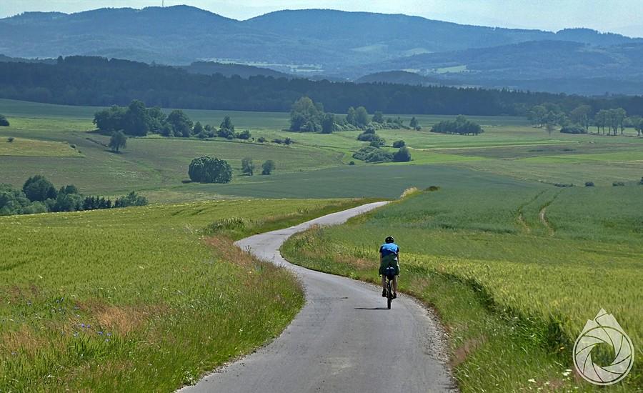 zakrętowe zjazdy do Gór Kaczawskich