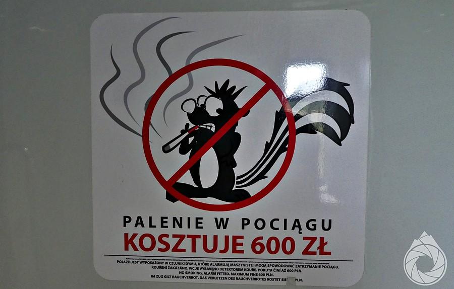 wbrew popularnej opinii, w pociągach KD można palić....ino to kosztuje