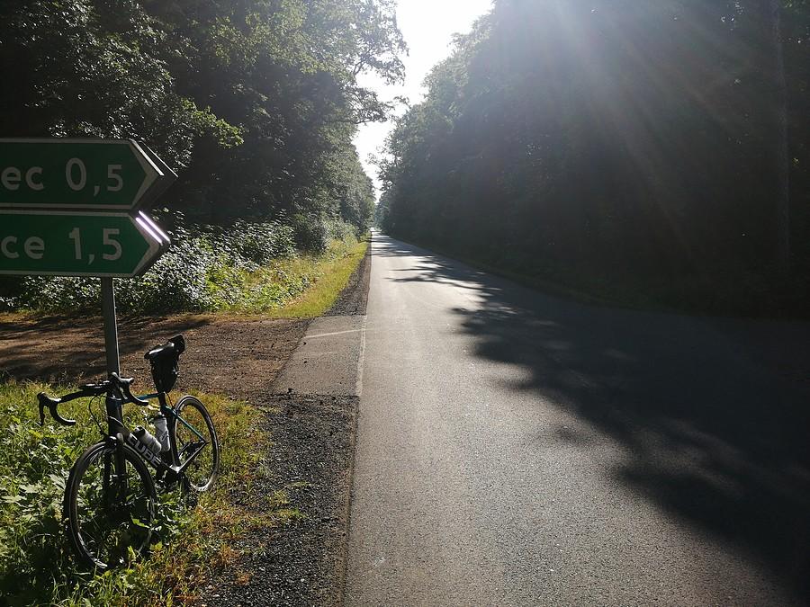 Za Ujazdem, kierując się na Cieszków, odbijam na Zwierzyniec.