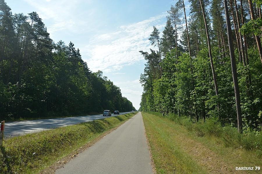 Łeba - Droga rowerowa w stronę Wicko