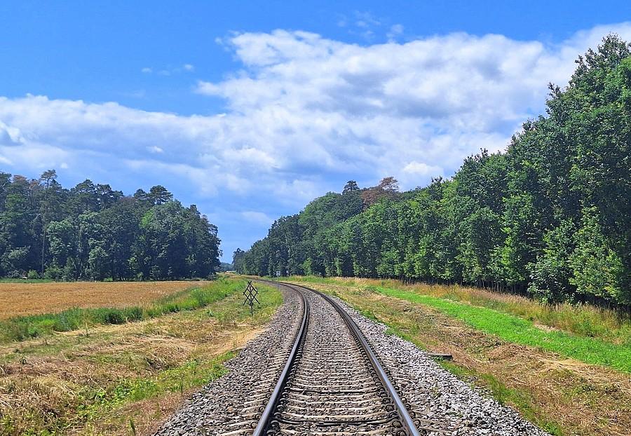 Tor w kierunku Stęszewa