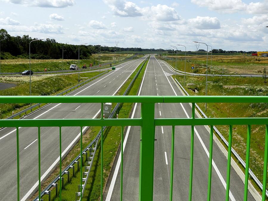 Raz jeszcze nad obwodnicą Przecławia.