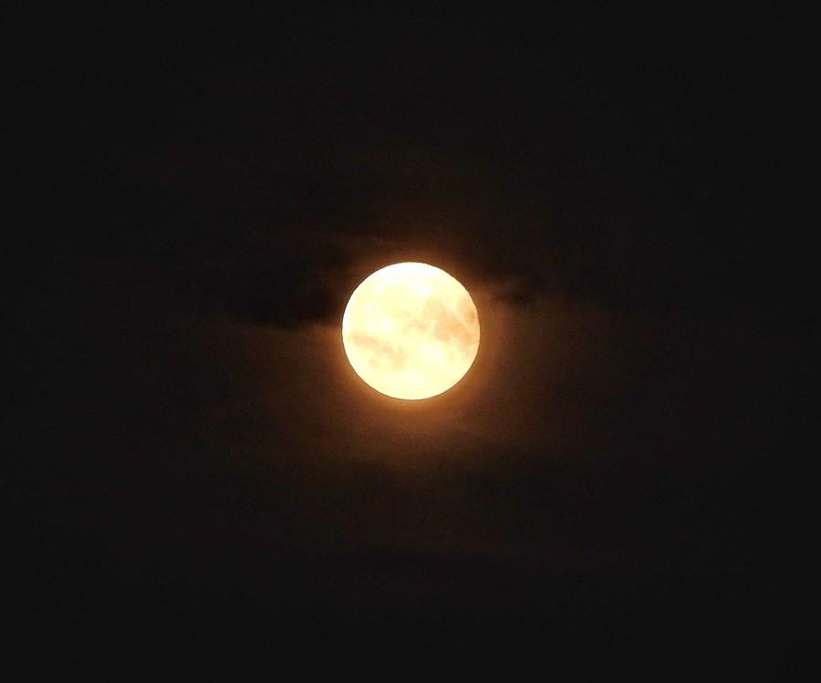 Nocna kropka na niebie