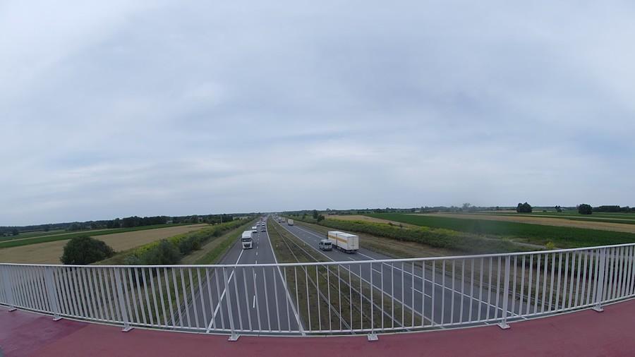 Widok na autostradę