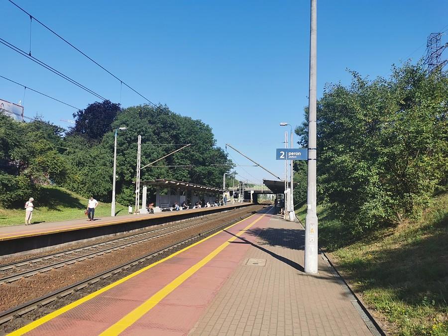 Czekam na pociąg na Stacji Rakowiec