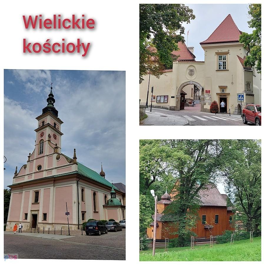 Wielickie kościoły (prawy górny to zamek żupny - mój błąd)
