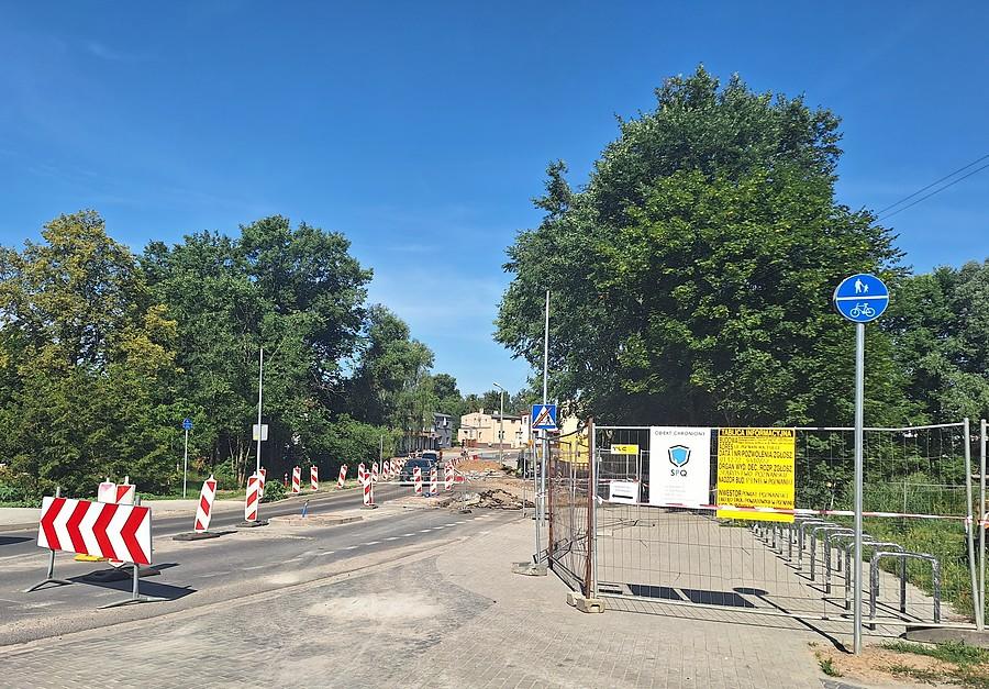 Remont jeszcze trwa, a oznakowanie już jest