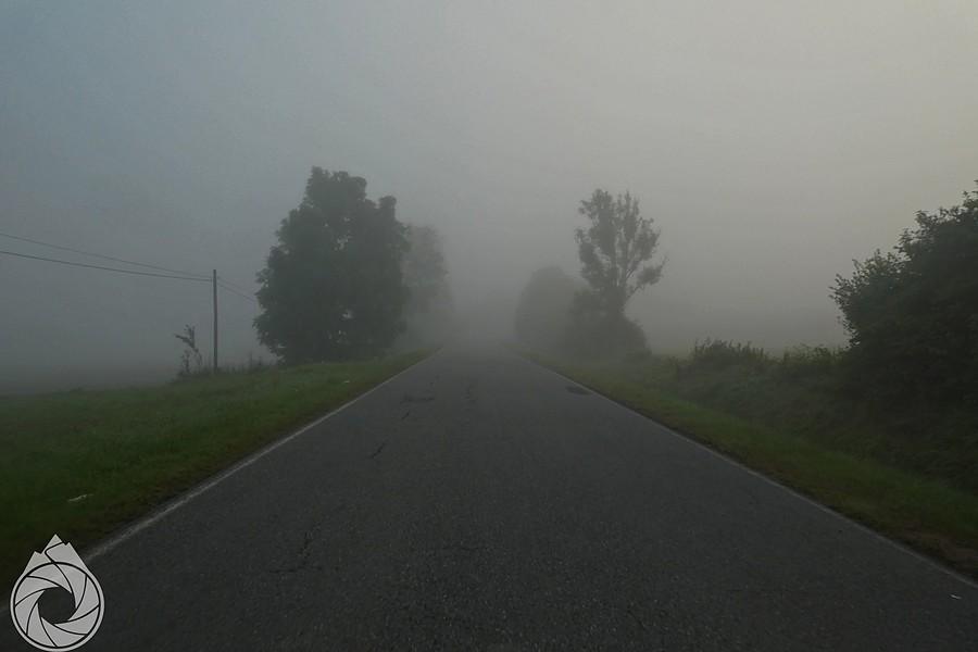 przez mgłę na przełęcz (Szklarską)