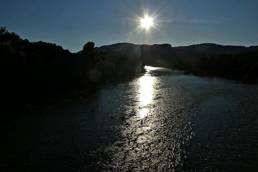 podwieczorny Dunajec w okolicy Jazowska