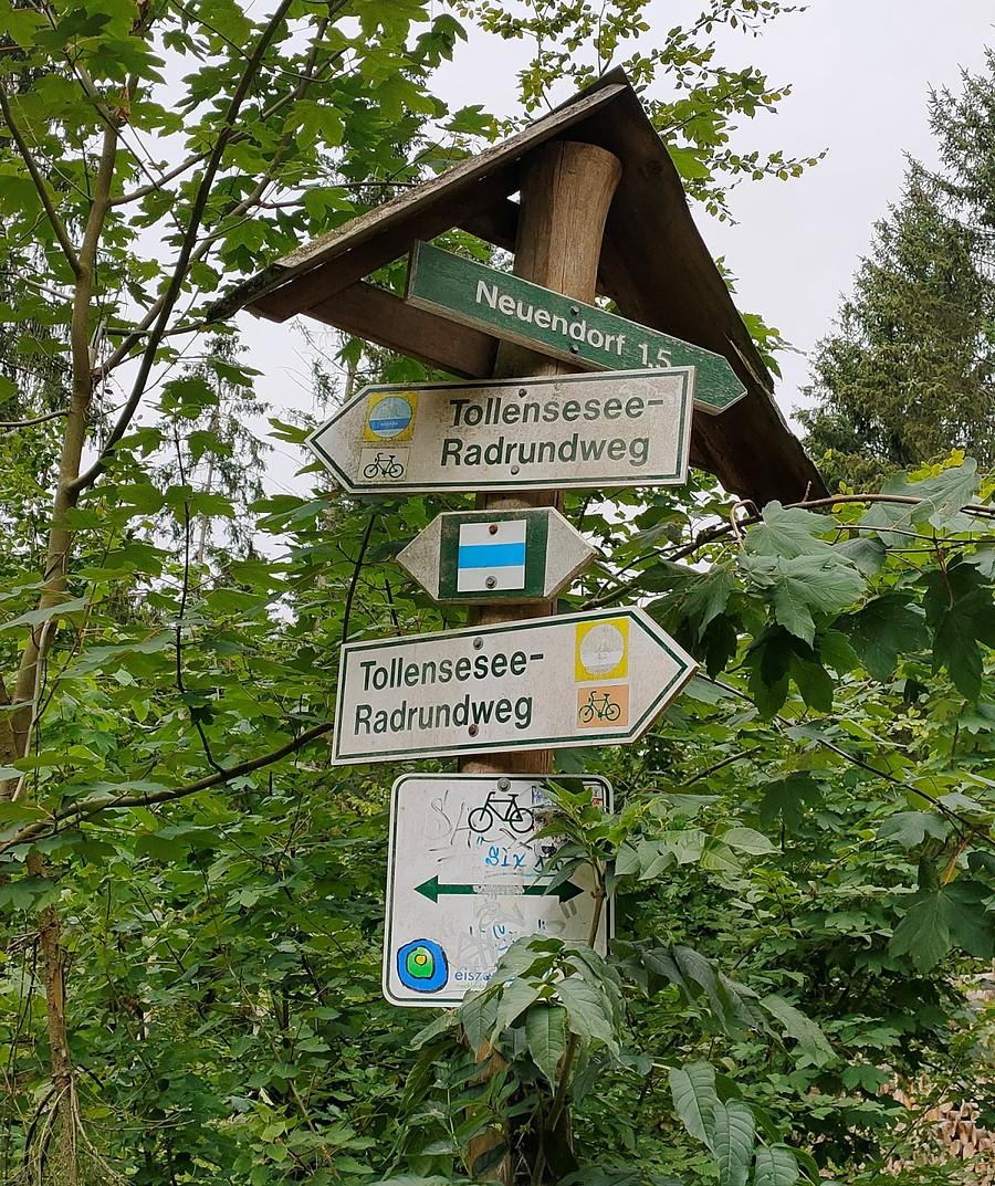 Tollensesee-Radrundweg