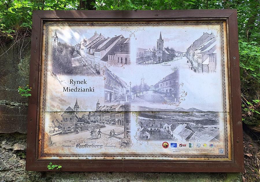 Archiwalne zdjęcia zabudowy w Miedziance