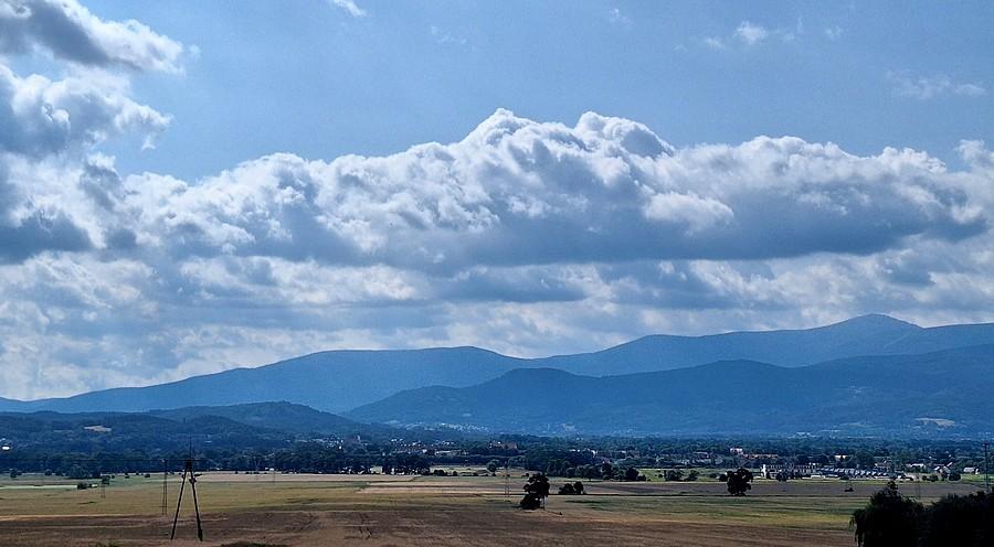 Panorama zachodnich Sudetów