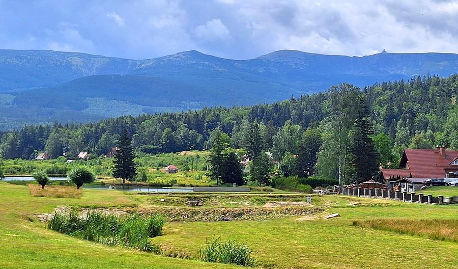 Karkonosze - widok z Michałowic