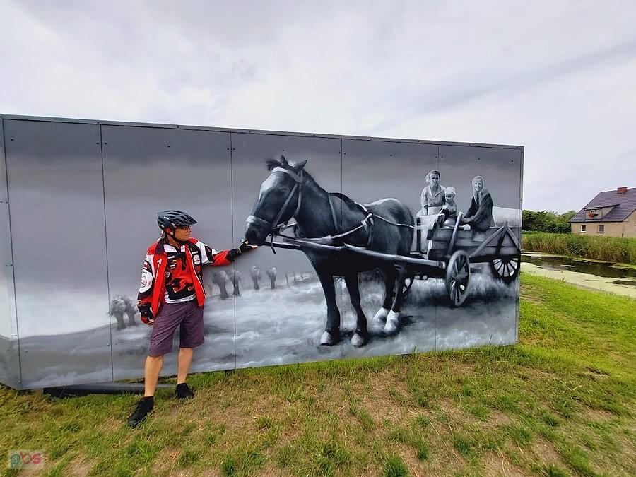 Murale w Mokrym Dworze