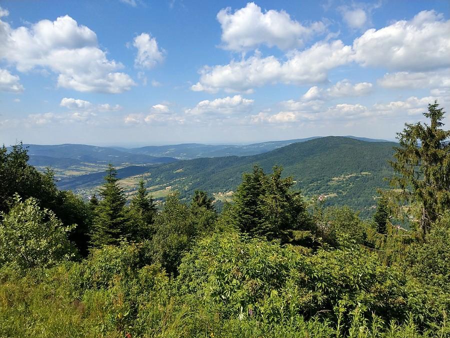Widok z Lubonia Wielkiego