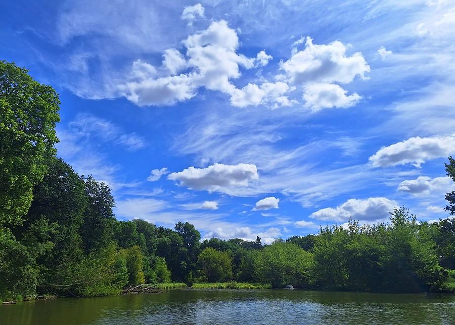Pastele nad poznańską Dębiną