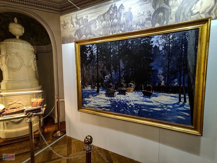 Pałac w Dobrzycy - malarz śniegu Julian Fałat