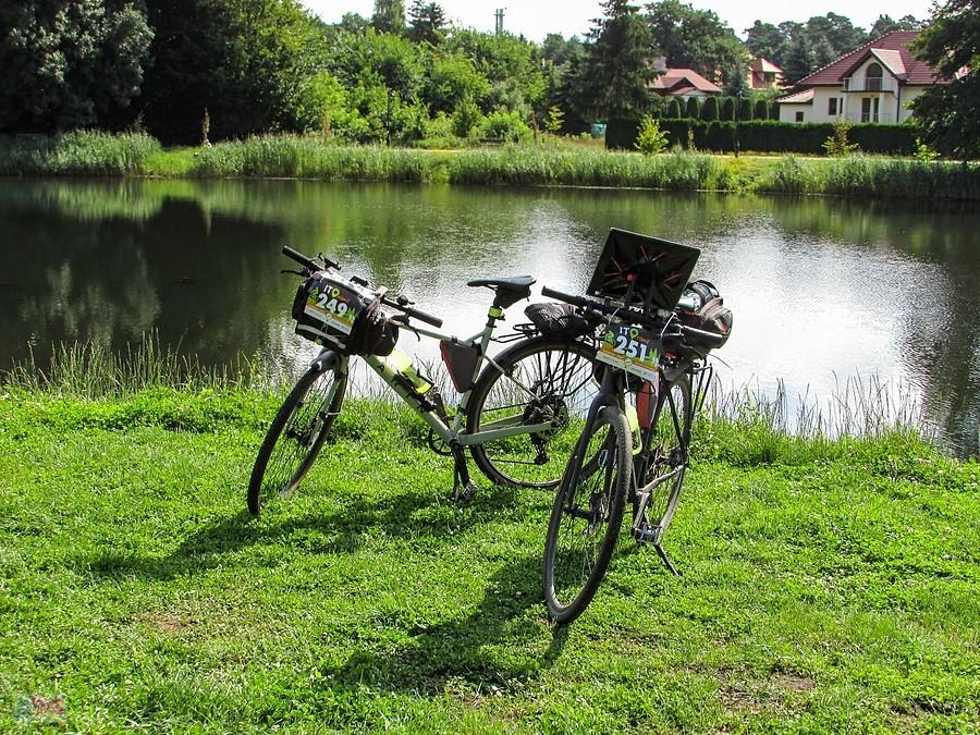 Rowerki nad Stawem Spalskim