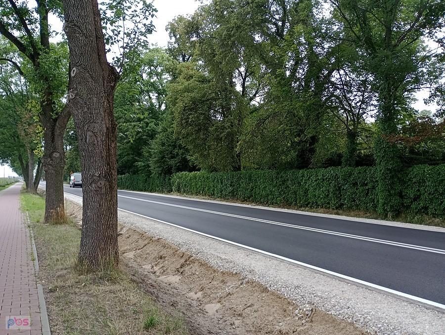 Już gotowa droga ze Strzykuł do Kaput