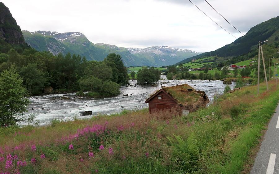 Własciwie cały czas mieliśmy piękny norweski klimacik