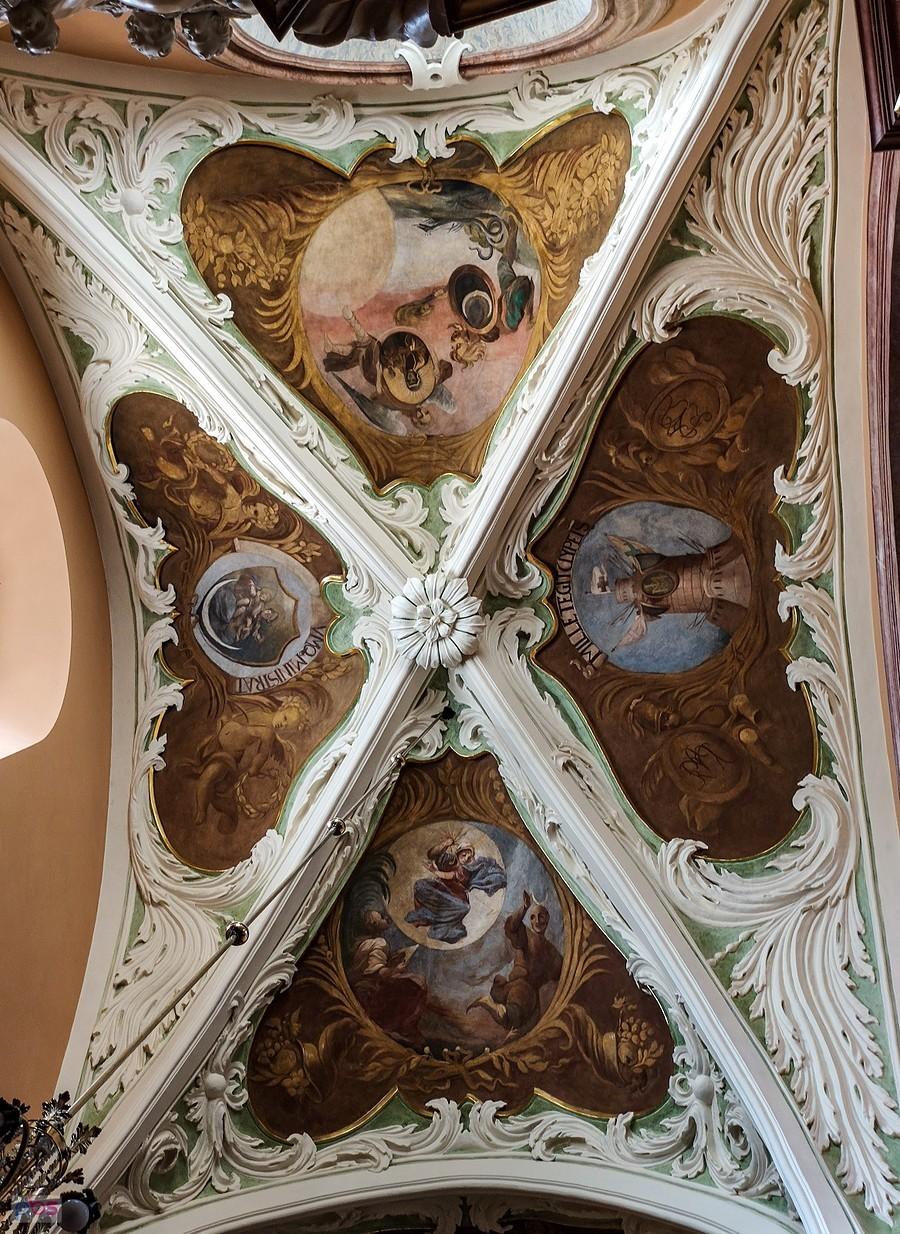 Jasna Góra - fragment sklepienia nawy płd.