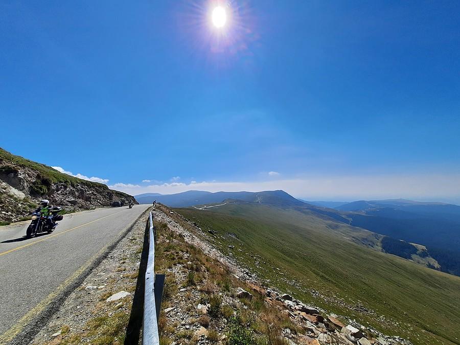 Na szczycie Transalpiny.