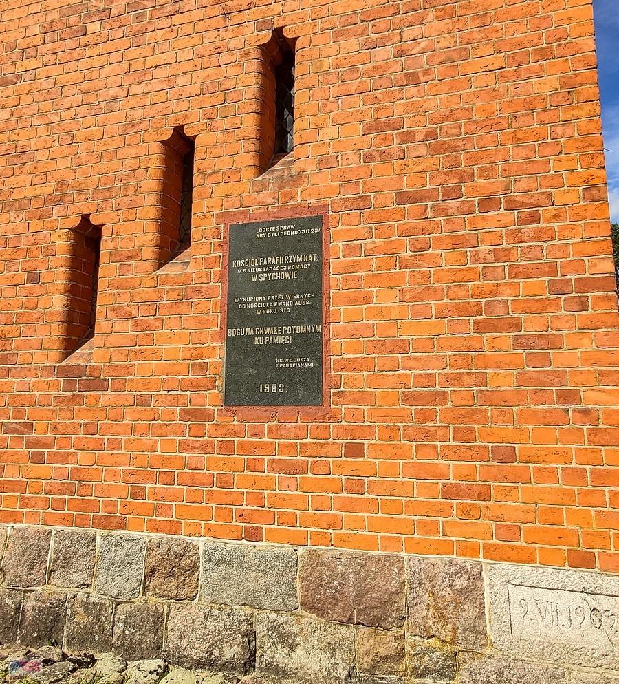 W latach 80. kościół w Spychowie przeszedł na katolicyzm