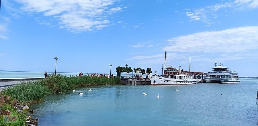 Balaton. Przystań w Tihany