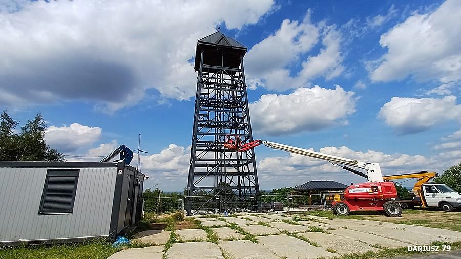 Jadowniki - Bocheniec - Buda wieży widokowej