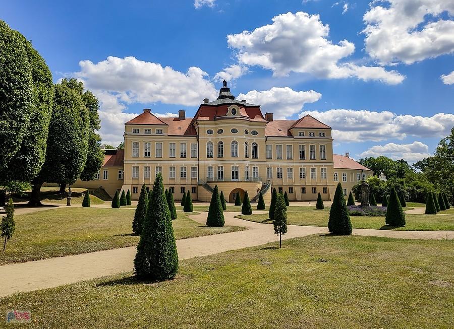 Pałac w Rogalinie od strony ogrodu