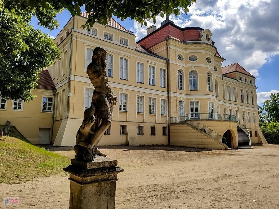 Fasada ogrodowa pałacu w Rogalinie