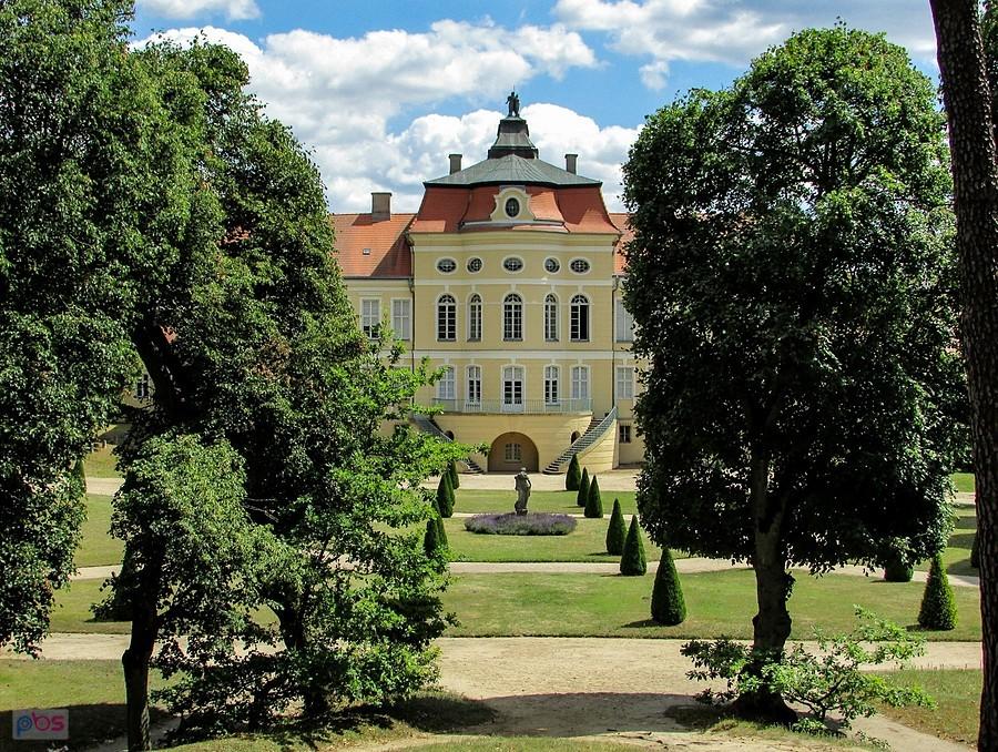 Widok na pałac z kopca Parnas
