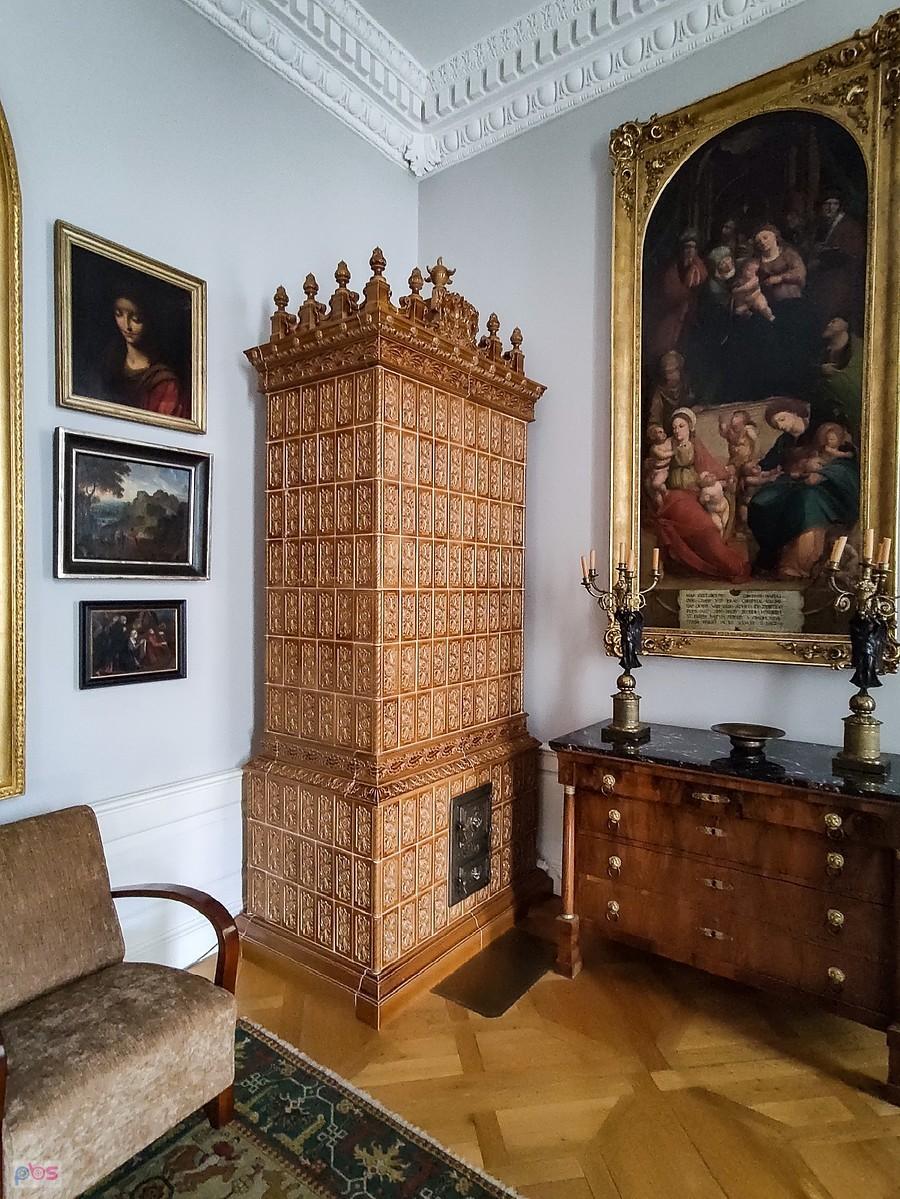 Pałac w Rogalinie - salon Rogera Raczyńskiego