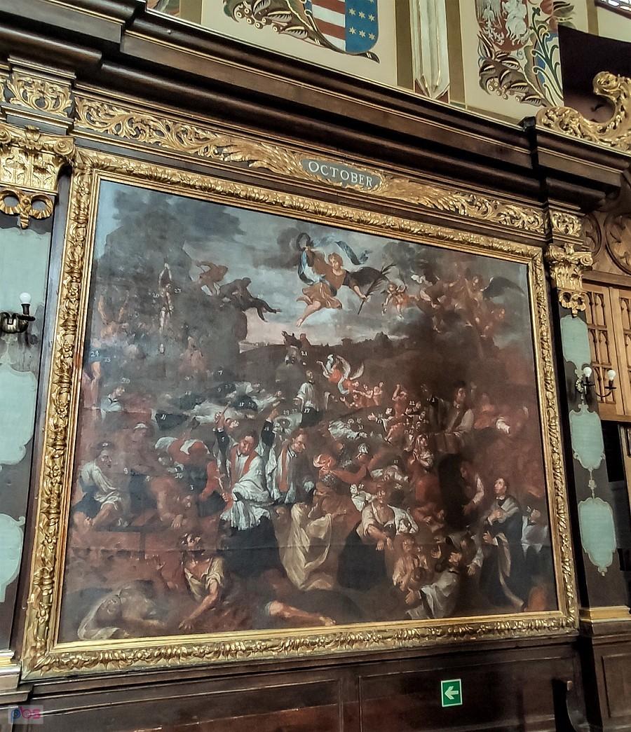 Obraz Karola Prevota z cyklu Martyrologium Romanum