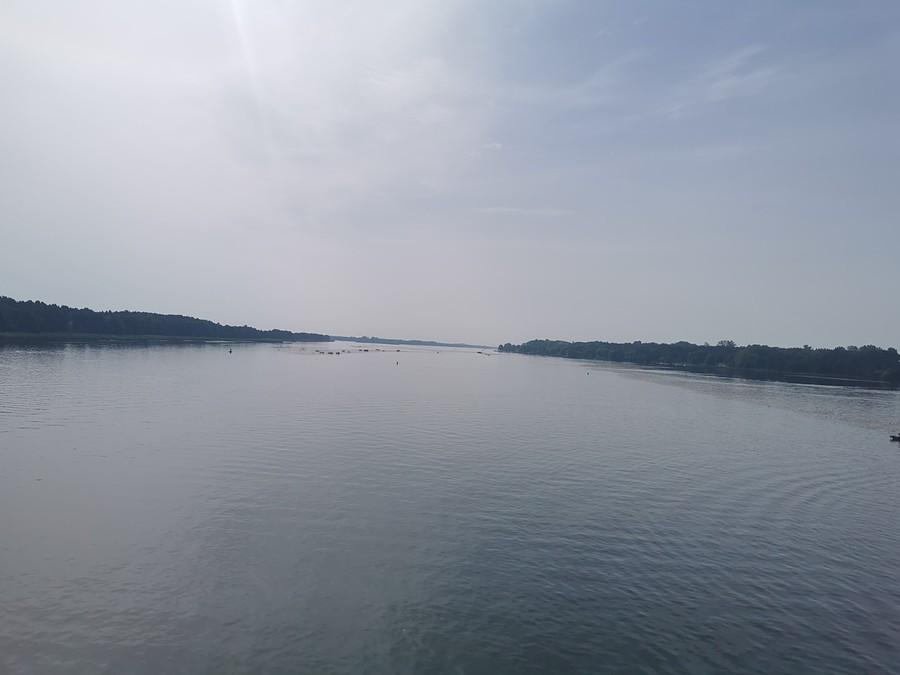Narew z mostu w Wierzbicy
