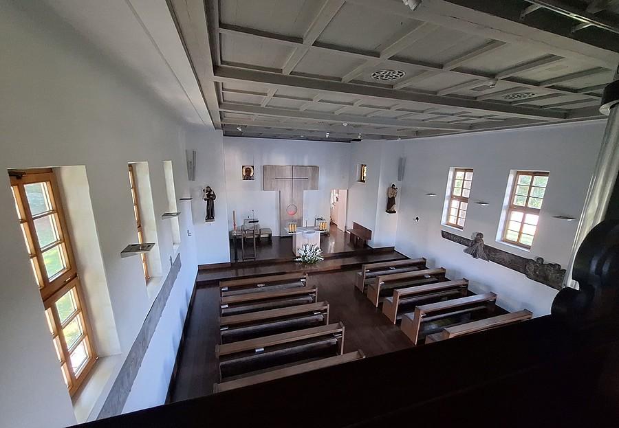 Widok z pozycji organisty