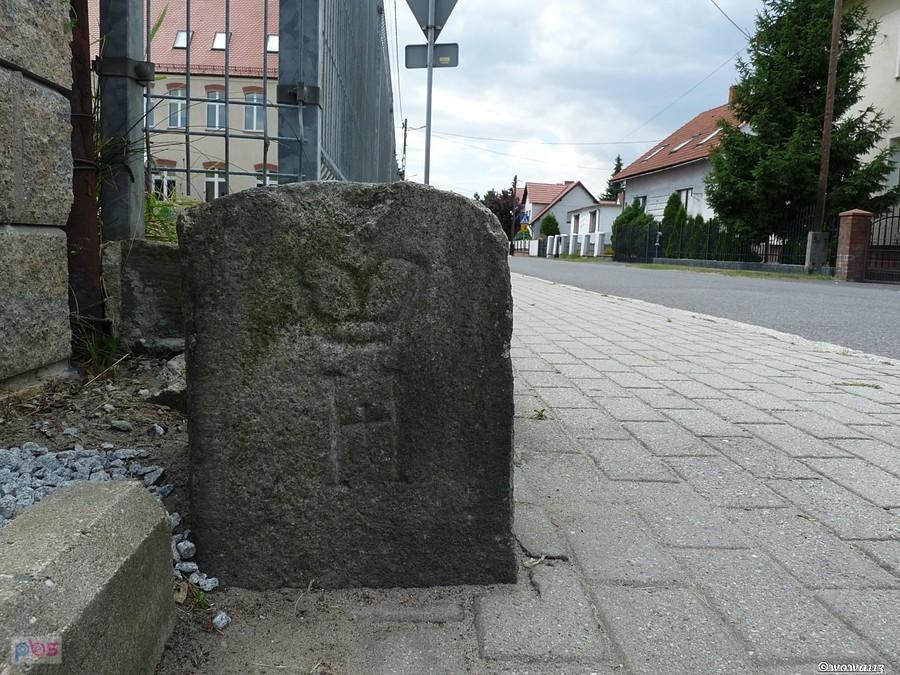 Kamień graniczny w Starej Kuźni
