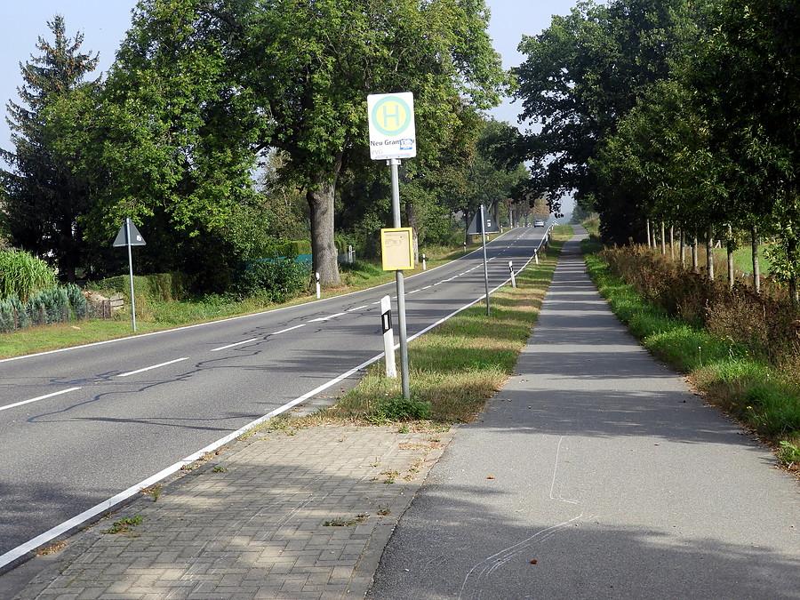 Ścieżka rowerowa w kierunku Lubieszyna.
