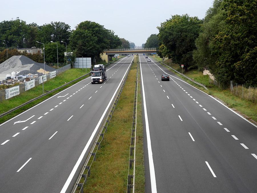 Nad autostradą w Kołbaskowie.