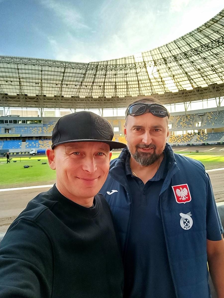 Z Rafałem Dobruckim - Trenerem Kadry Polski.