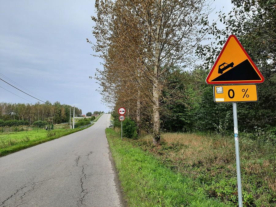 Uczciwy podjazd.