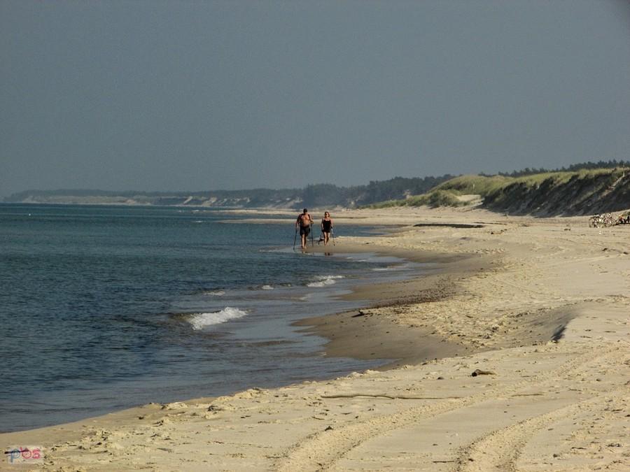 Plaża pomiędzy Rowami i Czołpinem