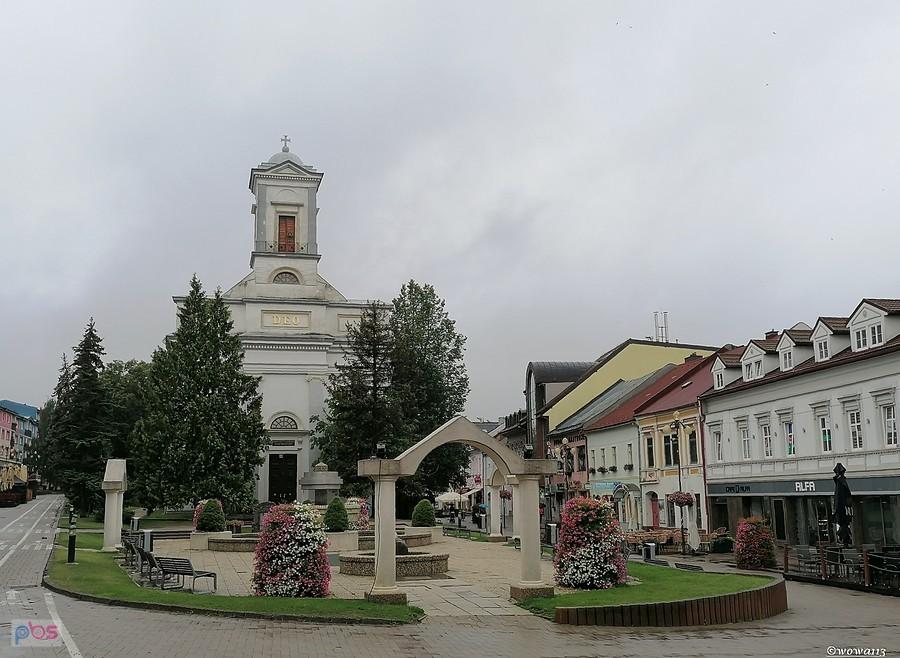 Na rynku w Popradzie