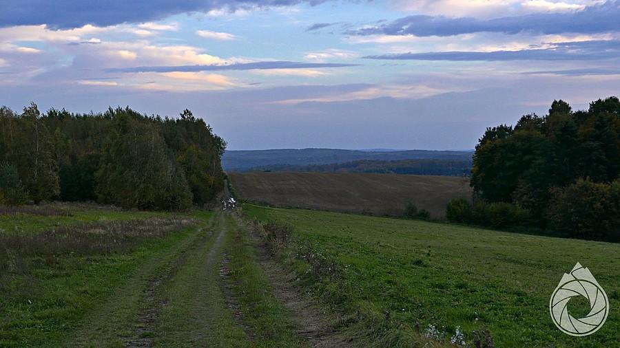 szutrówka nad pola nad Pogórze Dynowskie