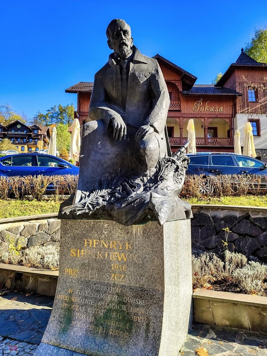 Sienkiewicz przy willi Pokusa