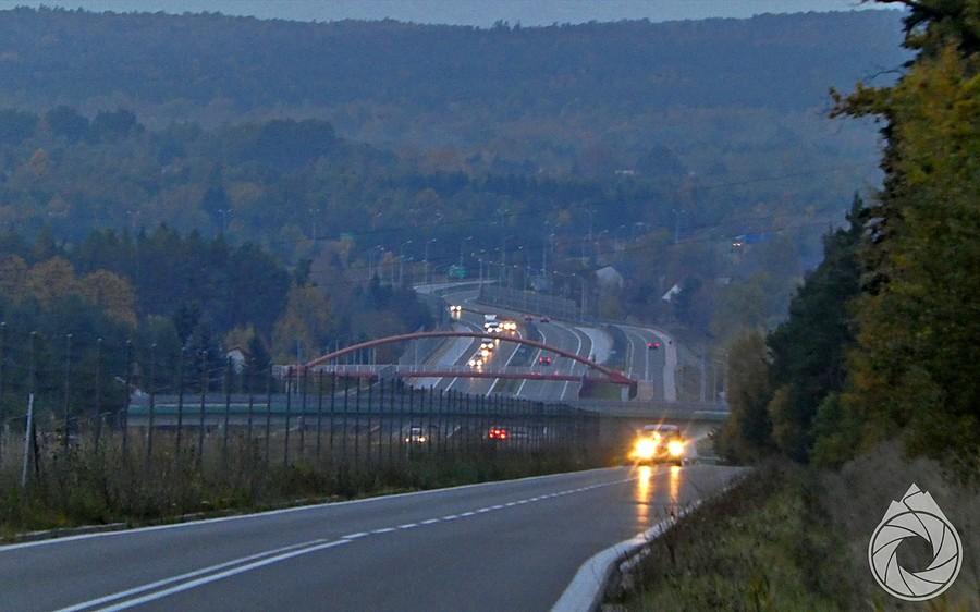 mała górka na drodze ze Skarżyska